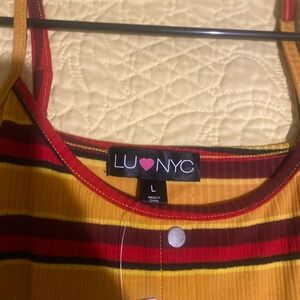 LU NYC Striped Dress